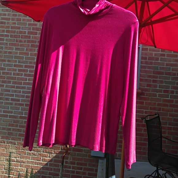 Chico's Red Turtleneck - Picture 2 of 2